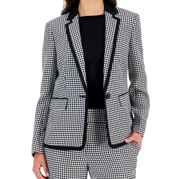 NWT Kasper Houndstooth Blazer - Picture 4 of 9